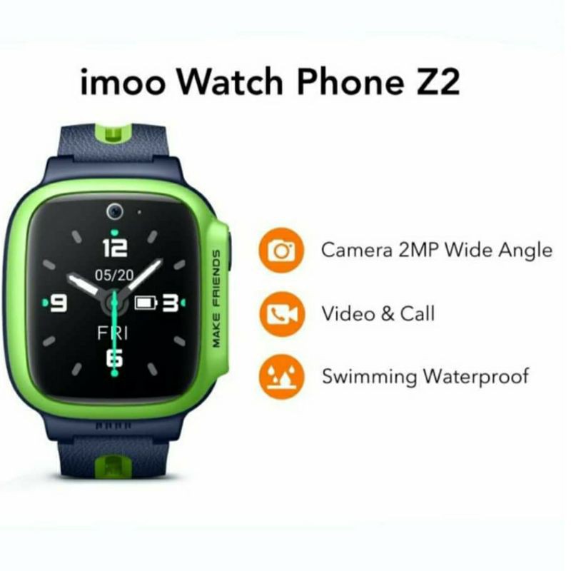 Imoo Z2 Jam Anak Video Call GPS Garansi Resmi Smart Watch Imo