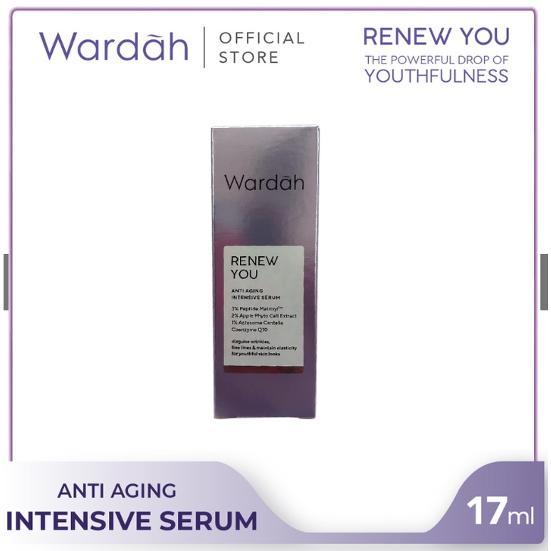 Wardah Renew You   Intensive Serum  15 ML DAN 30 ML [ Kemasaan Baru ]