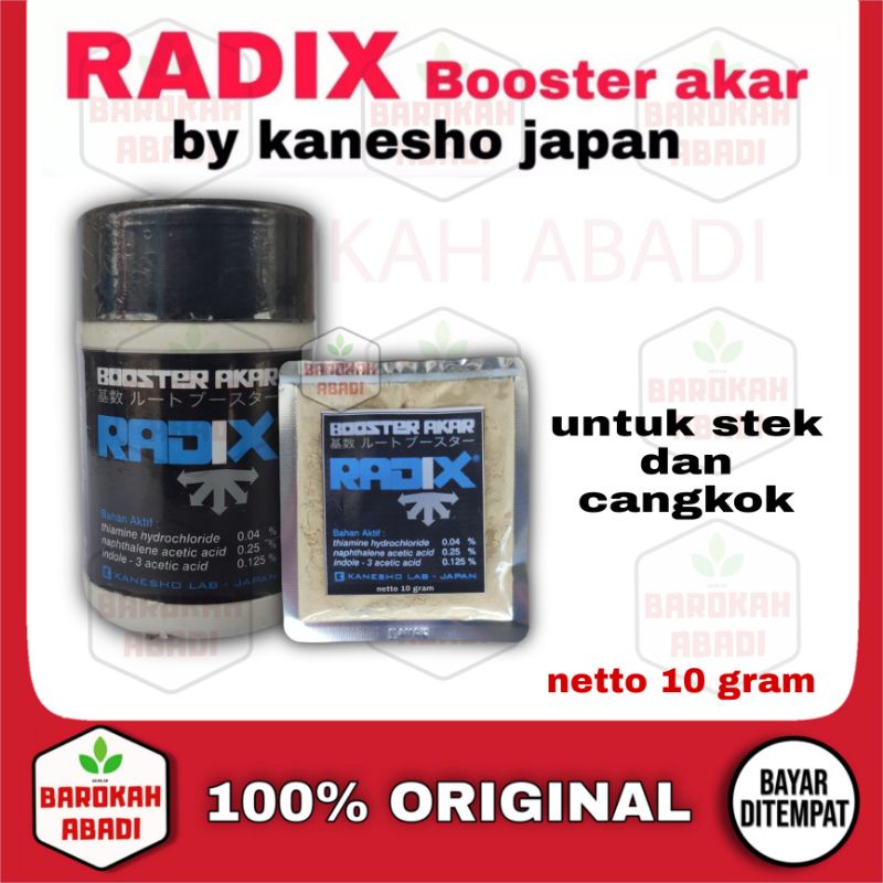 RADIX by kanesho japan booster akar stek cangkok okulasi 10 gram