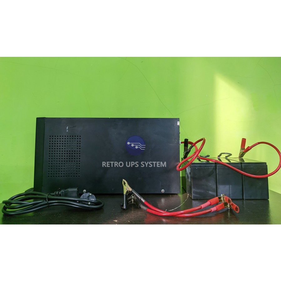 UPS Modif ICA SE1000 Online PSW 1000VA Modifikasi Aki External