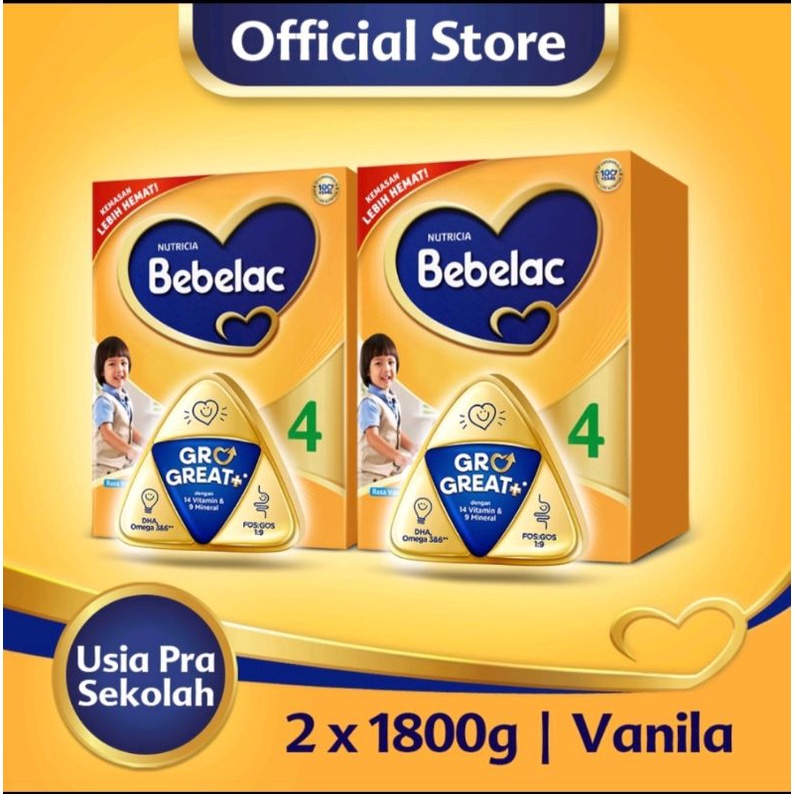 Jual Bebelac 4 Madu 1800 Gr Shopee Indonesia