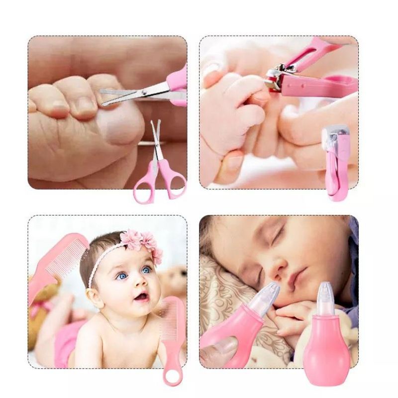 Gunting kuku sisir bayi / baby care kit 8in1 / baby manicure set