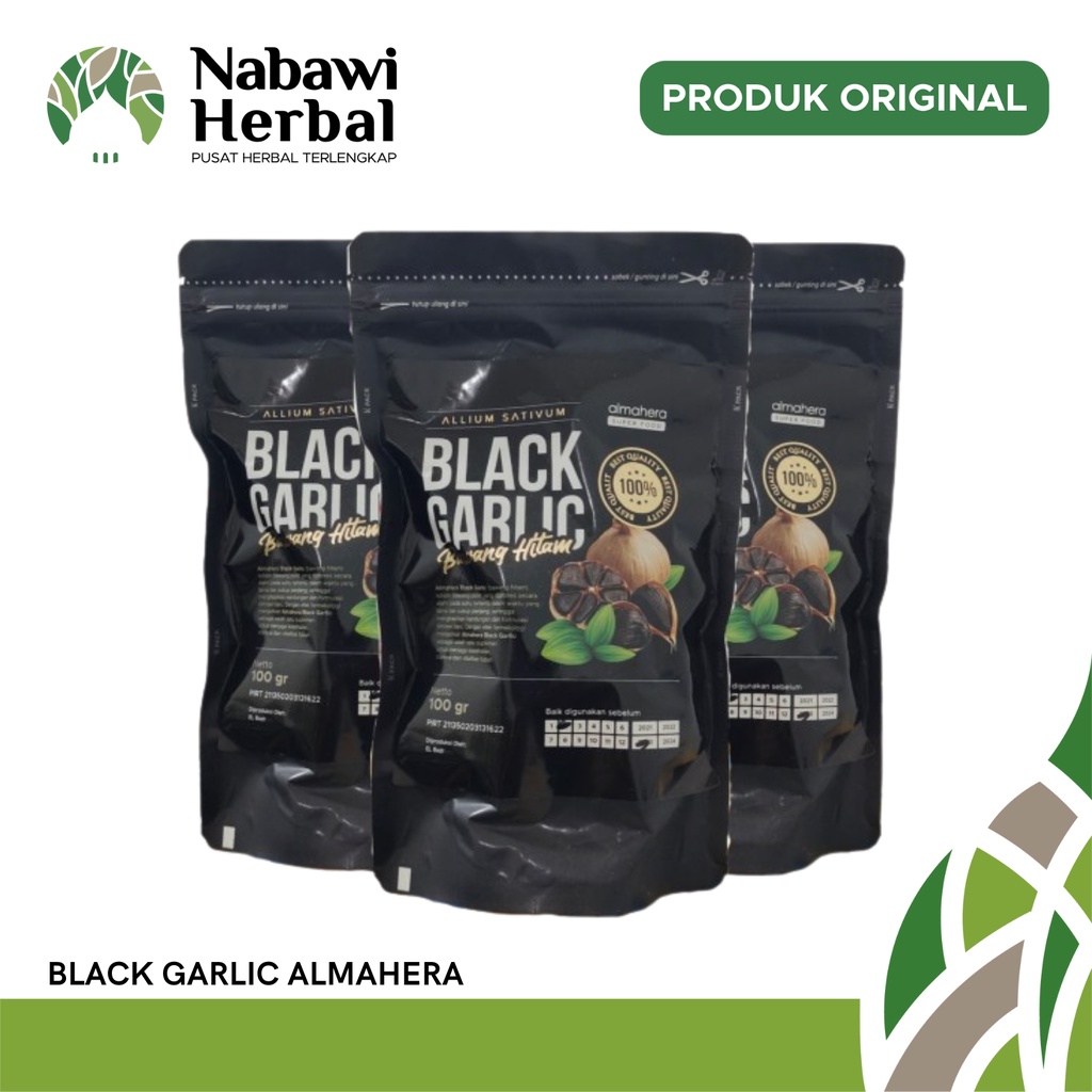 

Black Garlic Almahera Super Food Bawang Hitam 100gr