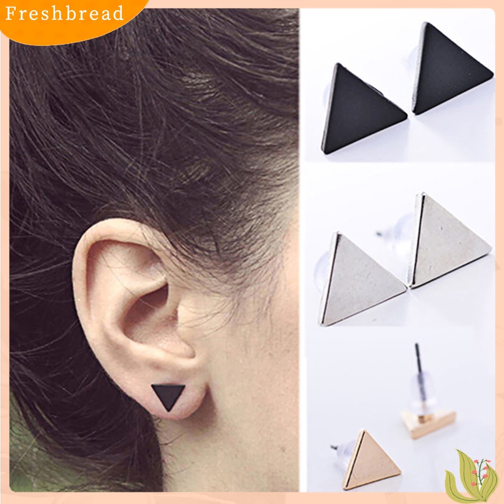 ? Fresh ? Anting Tusuk Model Segitiga Simple Gaya Punk untuk Wanita / Pesta / Prom / Hadiah