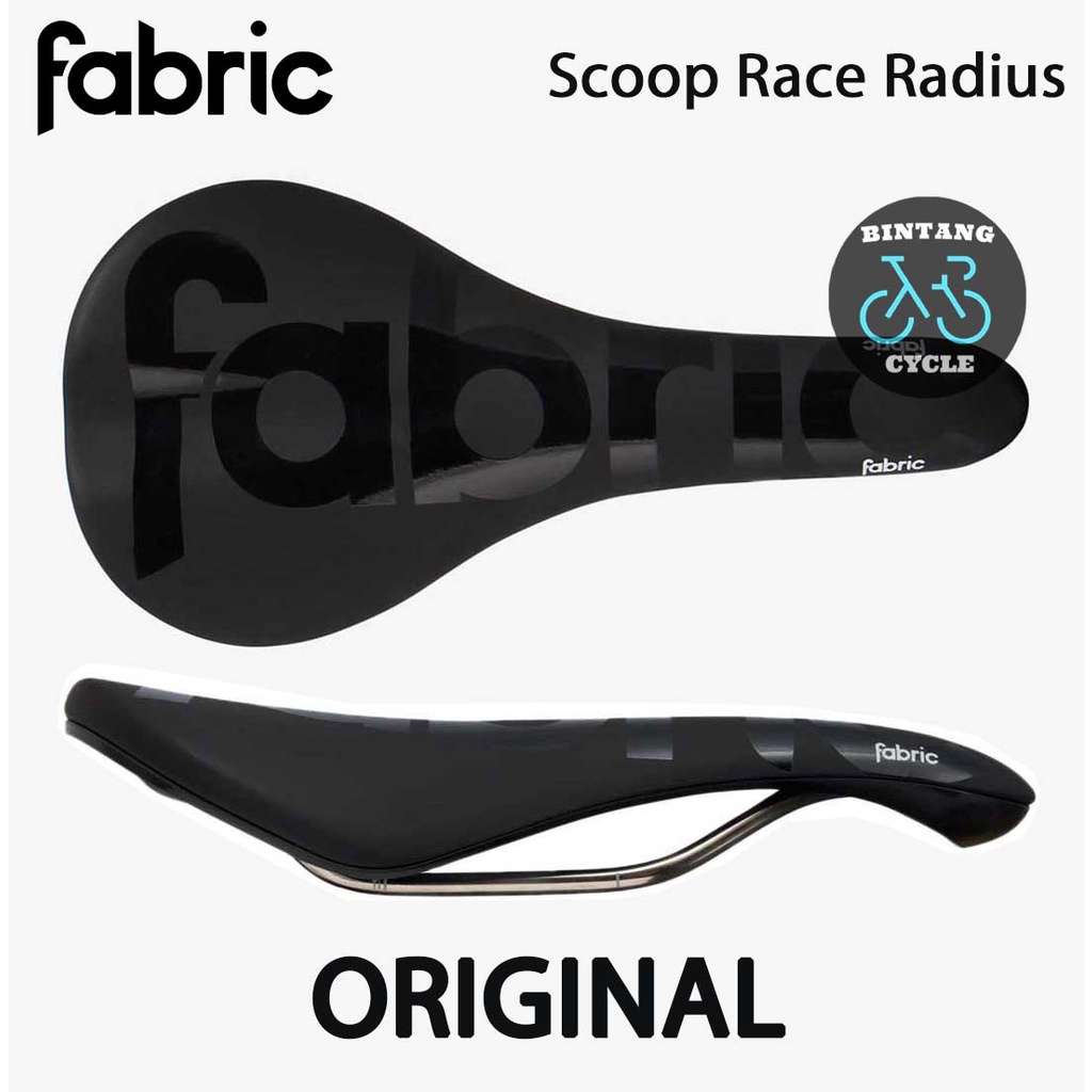 Fabric Saddle Scoop Race Team Radius 142MM - Sadel Sepeda