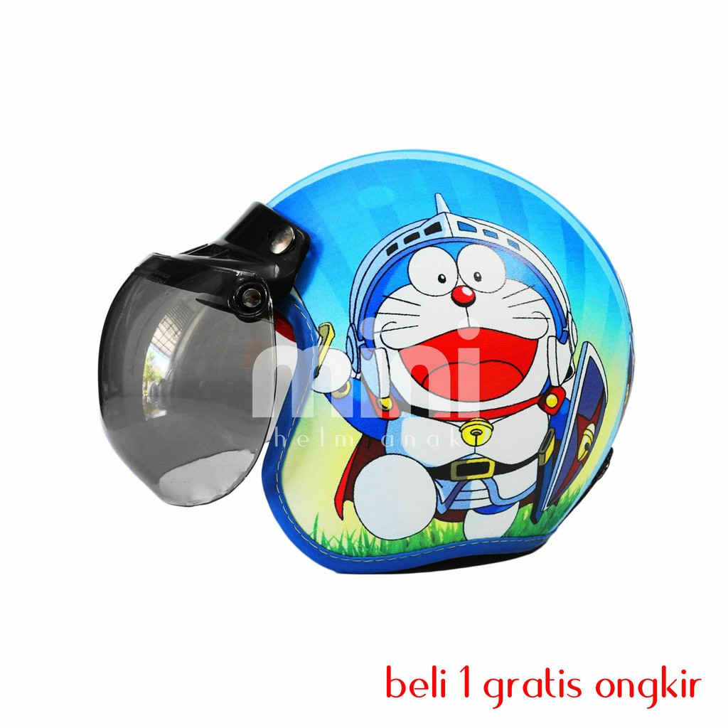 HELM MINI Anak Model BOGO Motif Doraemon