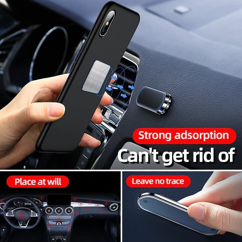 (COD) Car Holder Magnetic Dudukan Handphone HP Magnet Mount Holder Dashboard Mobil Holder Magnet Universal