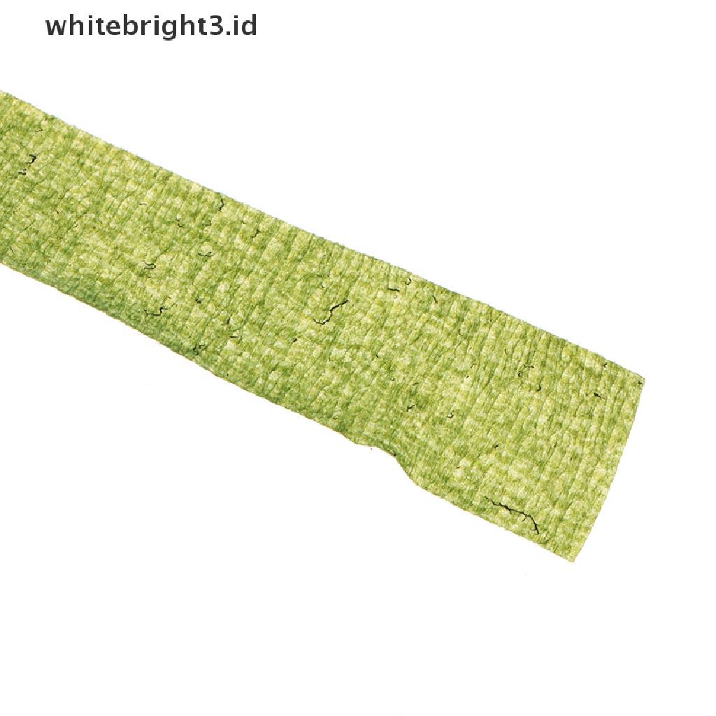 (whitebright3.id) Tape Kertas Hijau 30M Untuk Cangkok Tanaman / Bunga DIY