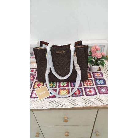 MK Teagen Large Signature Brown