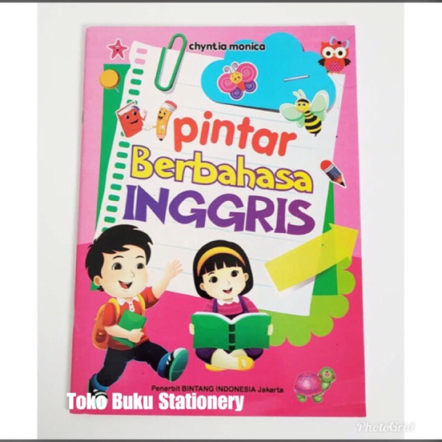 Buku Pintar Bahasa Inggris Untuk Anak TK/SD Kelas 1