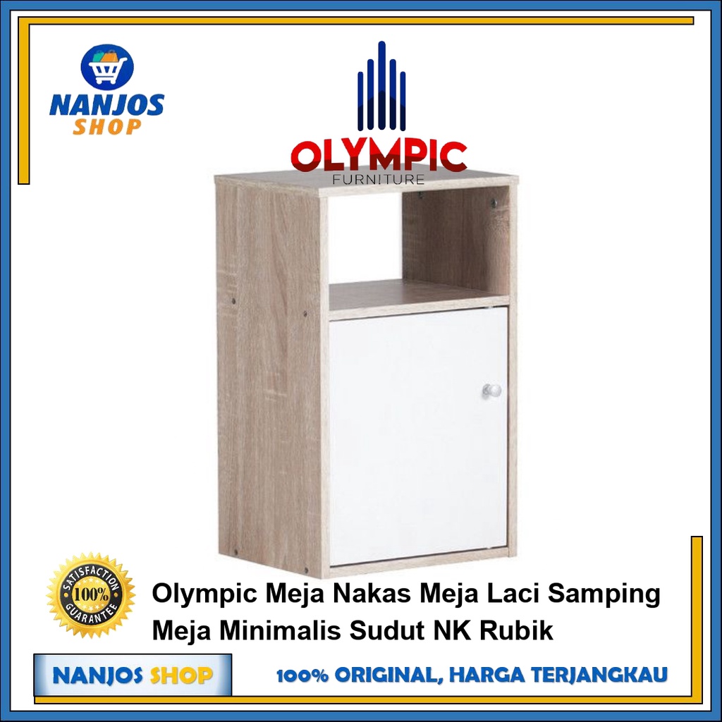 Olympic Meja Nakas / Meja Laci / Meja Minimalis / Meja Sudut Lemari / Meja Korean Style / NK Rubik