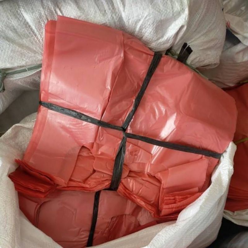 Kantong Plastik Los 30x55cm Merah Kresek Merah 30 x 55 Pink Daging Kantong Sampah Keranjang