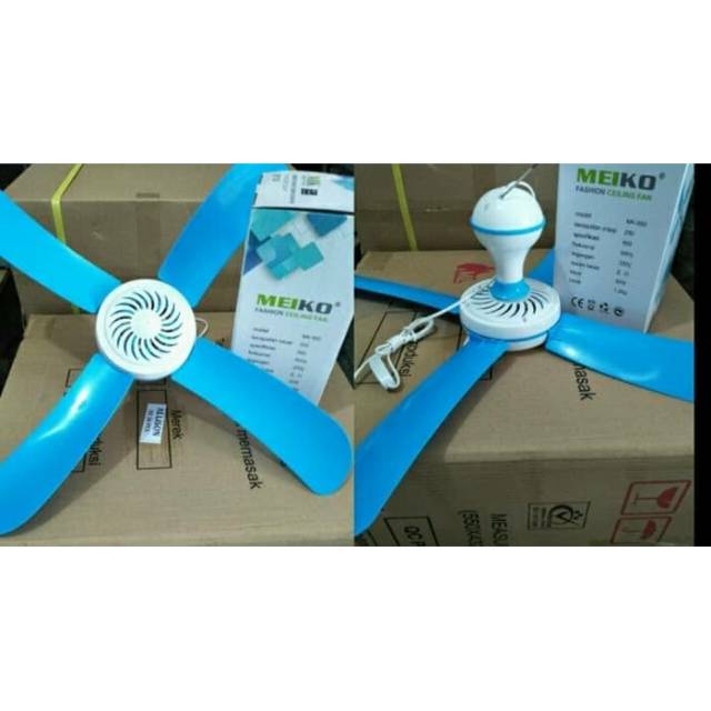 Kipas gantung 4 sayap 30w / Minifan 4 baling 30w meiko