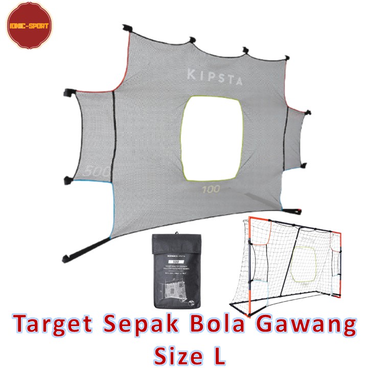 Jaring Target Gawang Kipsta Sepak Bola Size L 3 x 2 m Untuk Latihan Tendangan Bola Original Murah - 