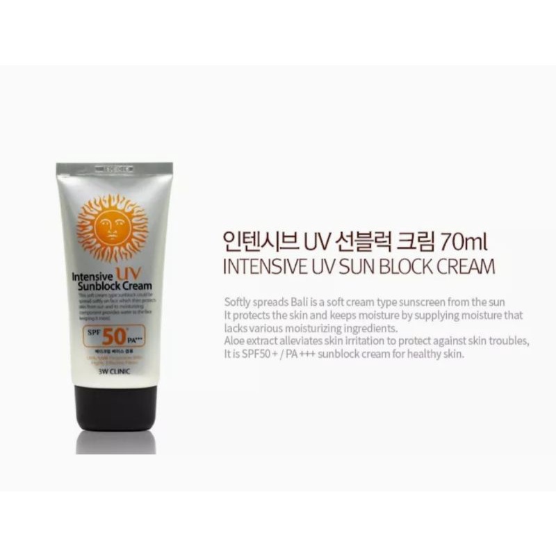 sunscreen 3w clinic