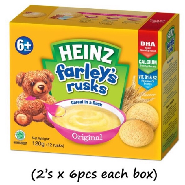Heinz Farley’s Rusks Cereal In a Rusks ORIGINAL 120g