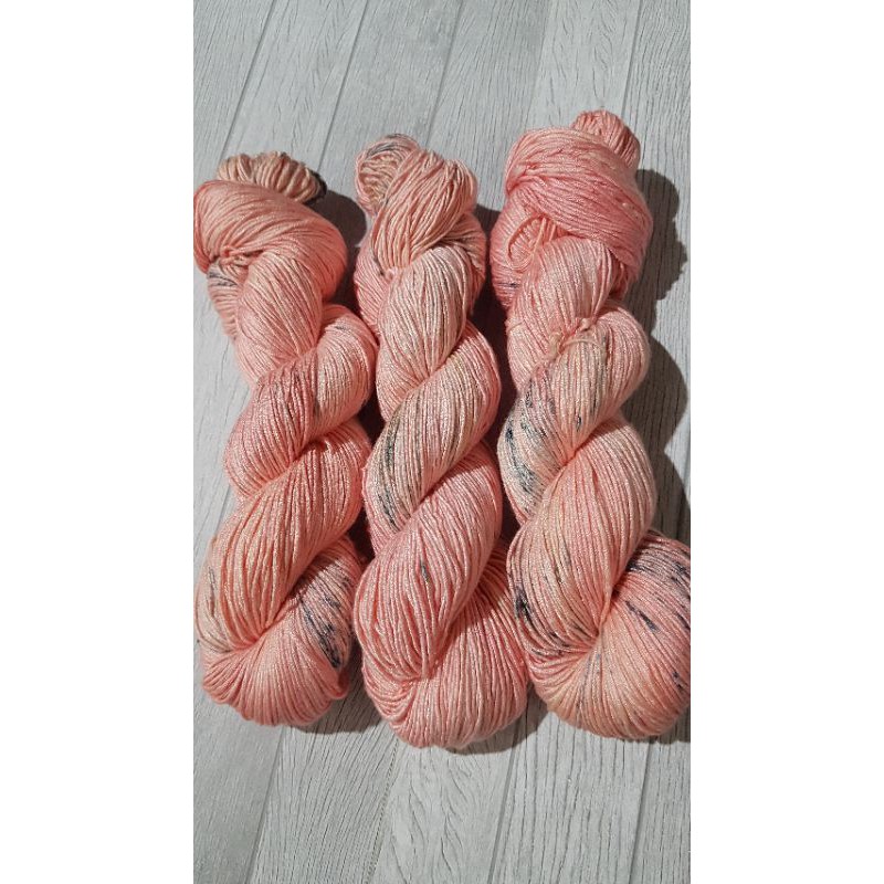 Hand Dyed Yarn Bamboo - Peachy