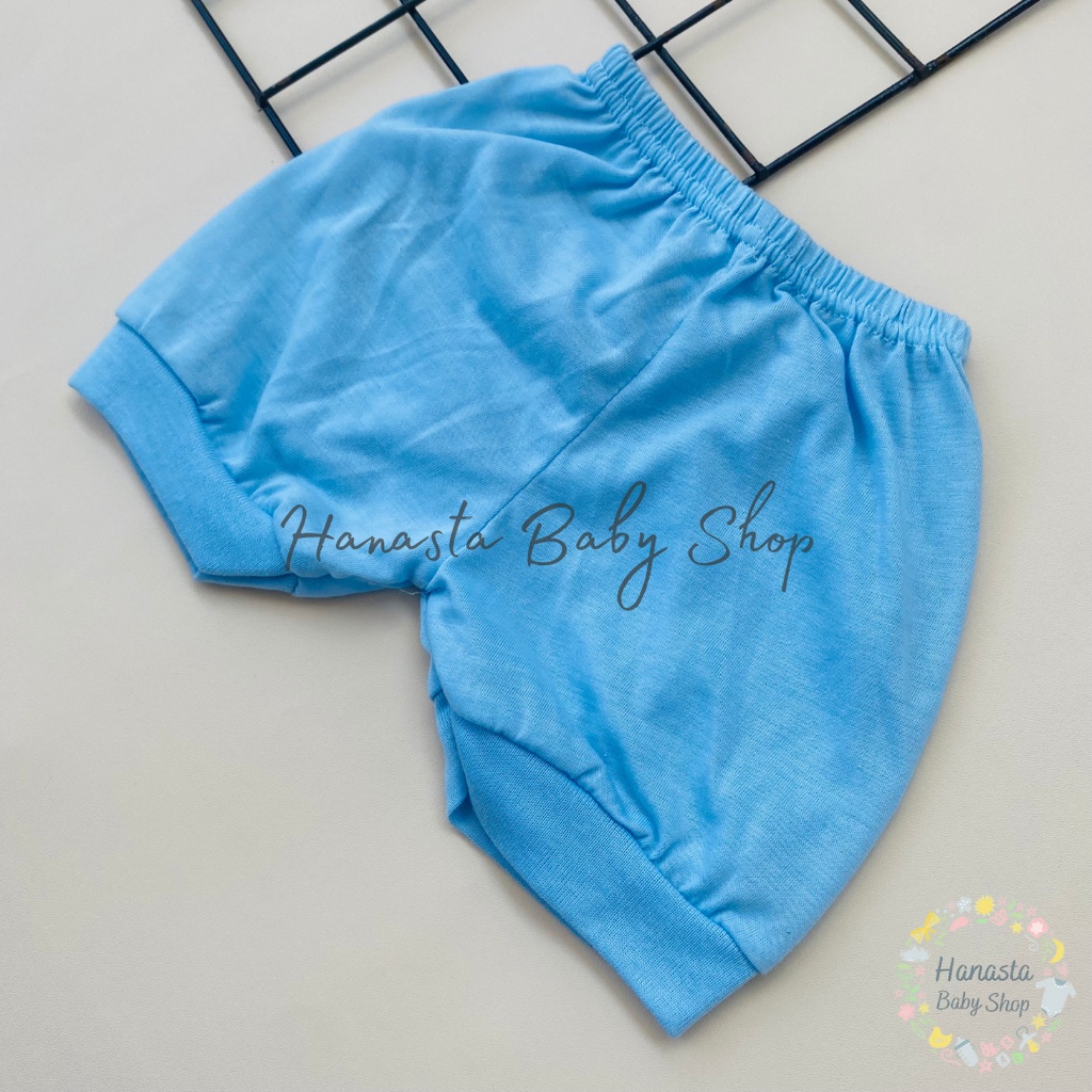 Setelan Baju Lengan Pendek Bayi Baru Lahir / Newborn polos lokal