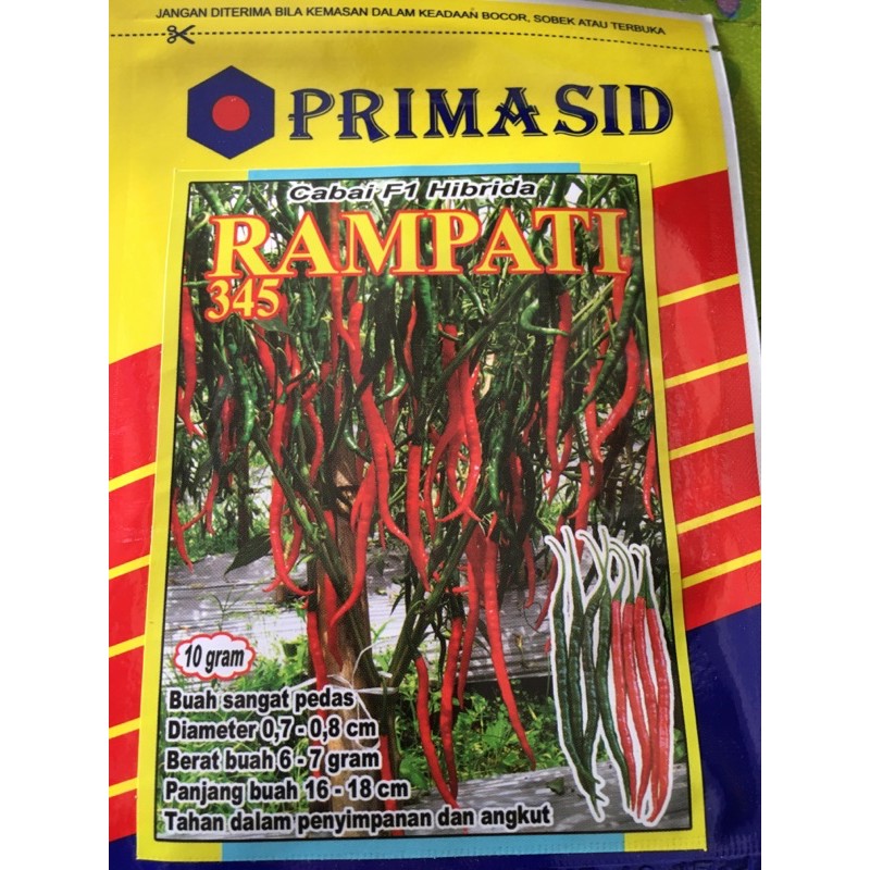 bibit benih cabe rampati 10 gr