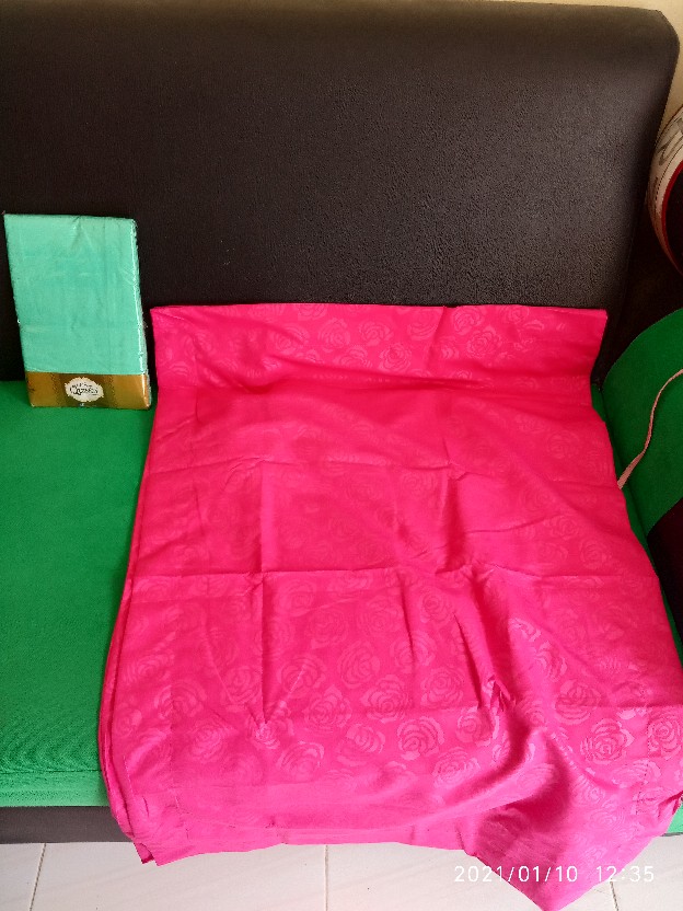 Sarung Bantal Tidur Polos Emboss Vallery Quincy Jumbo Murah Bahan Katun - Ijn