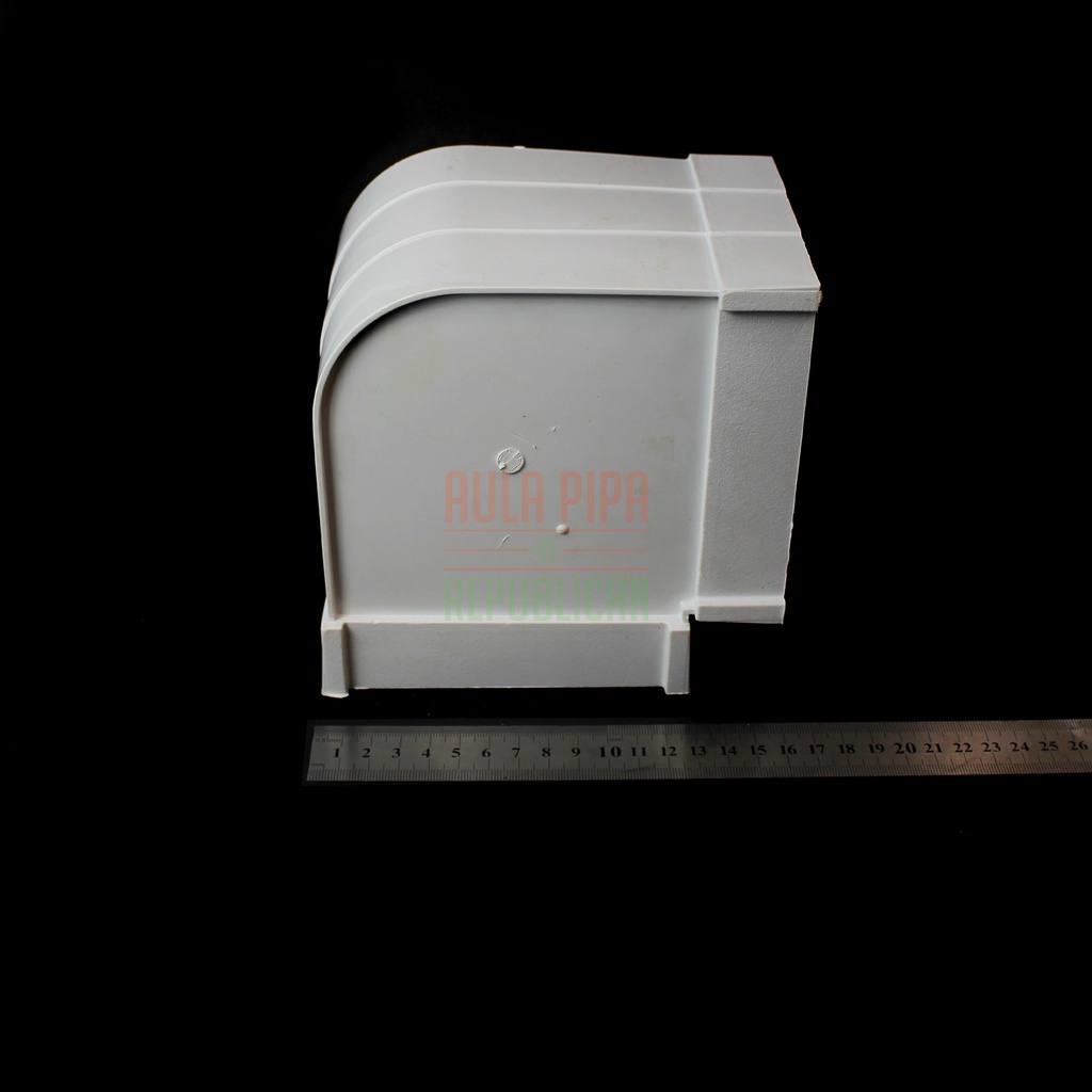 BELOKAN TALANG AIR PVC KOTAK 4" PUTIH MERK ASVIRA