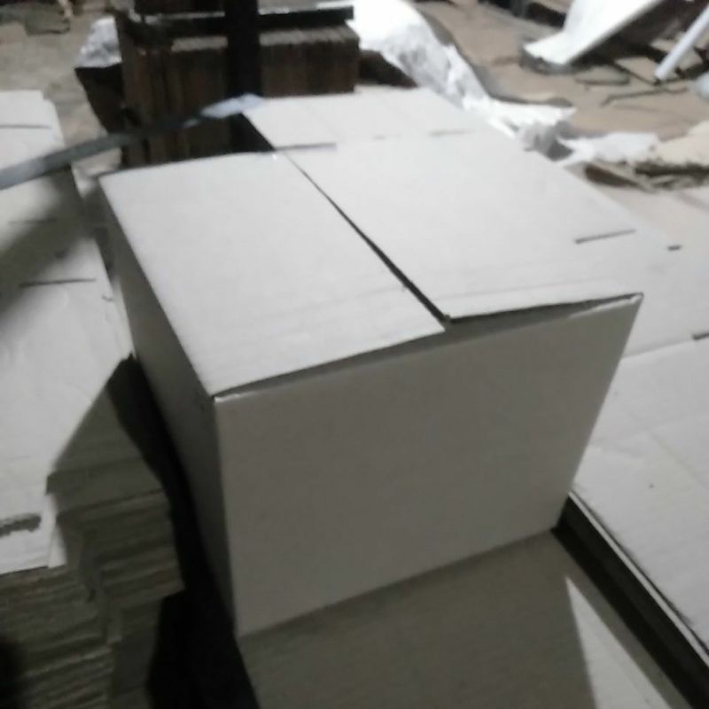 kardus karton box polos ukuran 20x20x15