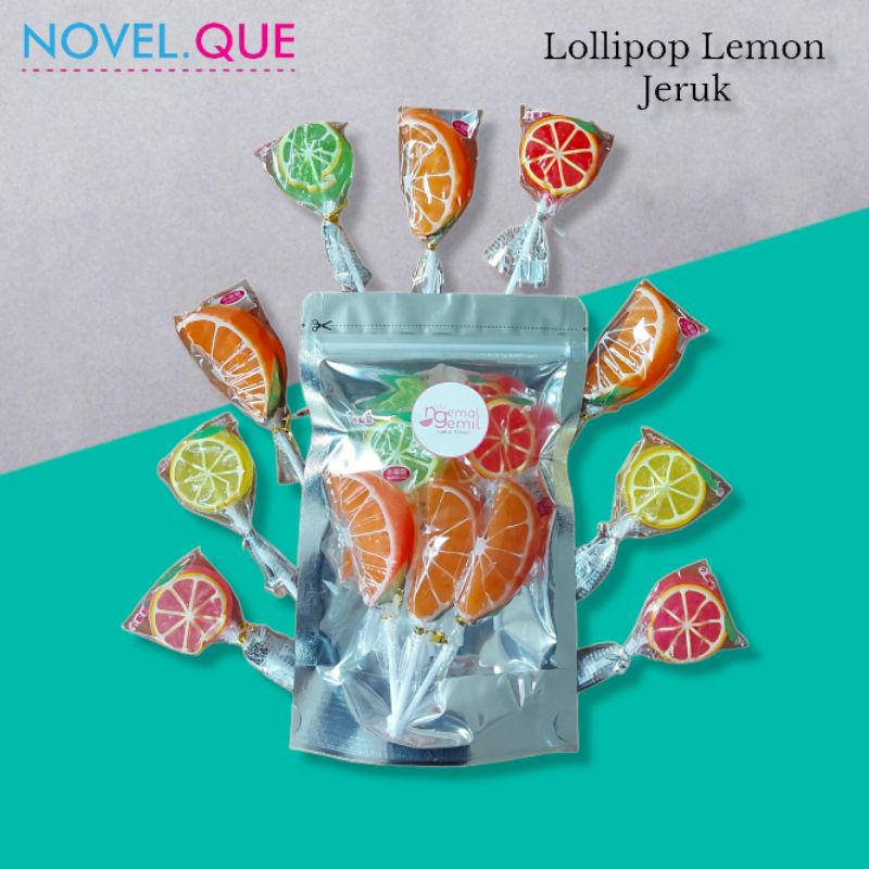 

Permen Lolipop Jeruk Stroberi Buah Mix Premium