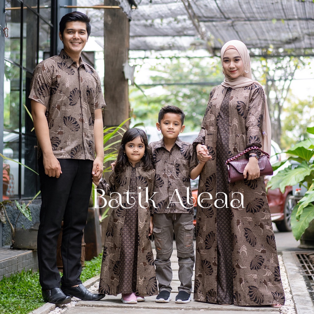 VIRAL GAMIS KELUARGA BATIK SRIWEDARI.MANGGAR. PADI MACAM&quot; MT MAXI JUMBO BUMIL/BUSUI KATUN SOGAN LD100-130 CM KERANG