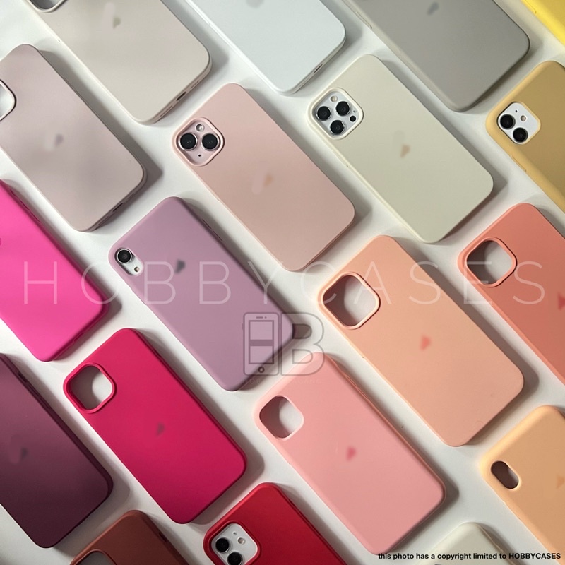 FULL COVER Silicone Premium Case for iPhone 15 , 15 PLUS , 15 PRO , 15 PRO MAX