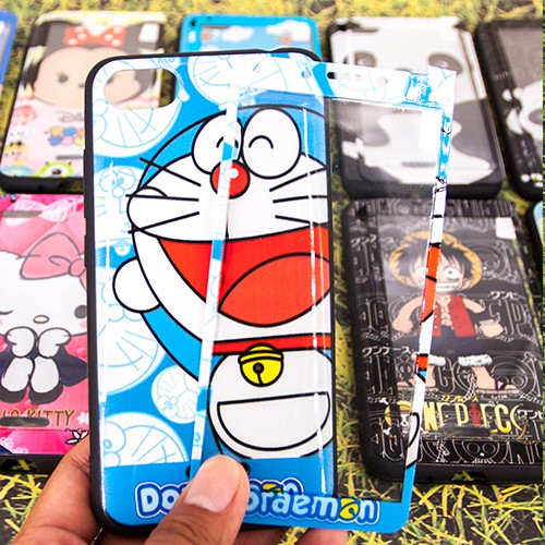 Case 360 Softcase Cartoon New + TG for Samsung/Xiaomi/Vivo/Oppo