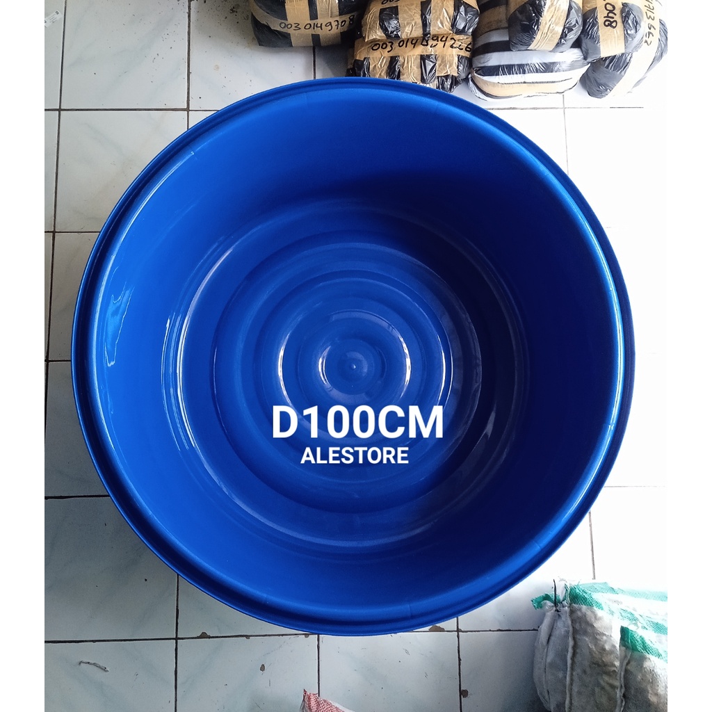 Bak bulat plastik D1m ikan koi