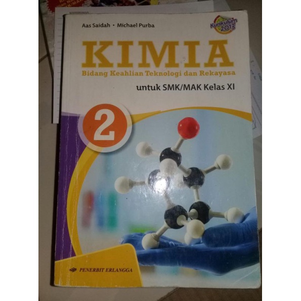 

Buku Kimia Kelas 3 SMK Penerbit Erlangga
