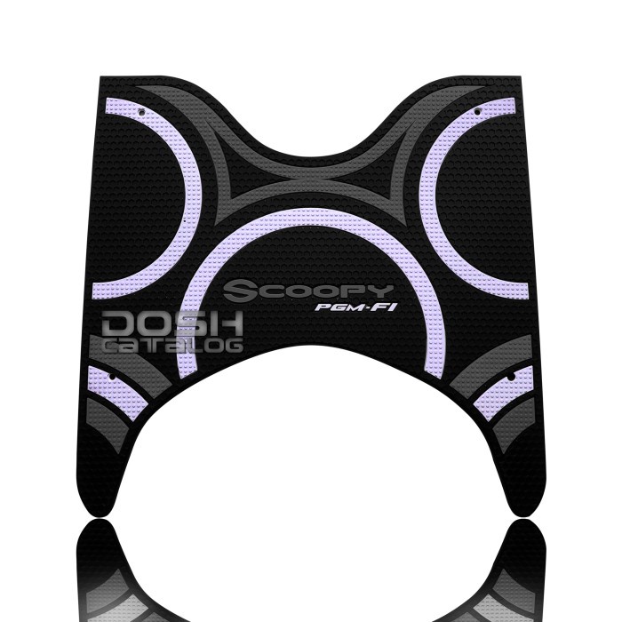 TERLARIS Aksesoris Scoopy Karpet Motor Scoopy 2021 Alas Pijakan Kaki Scoopy - Abu-abu