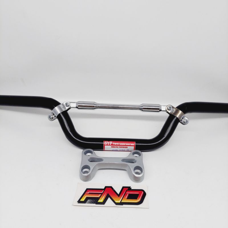 STANG CB150R STANG CB 150 R STIR CB LED STANG MOTOR CBR CROME HITAM SET STABILIZER RAISER RX KING PNP RX KING VIXION OLD MP CB GL ALL TYPE MOTOR-Set C