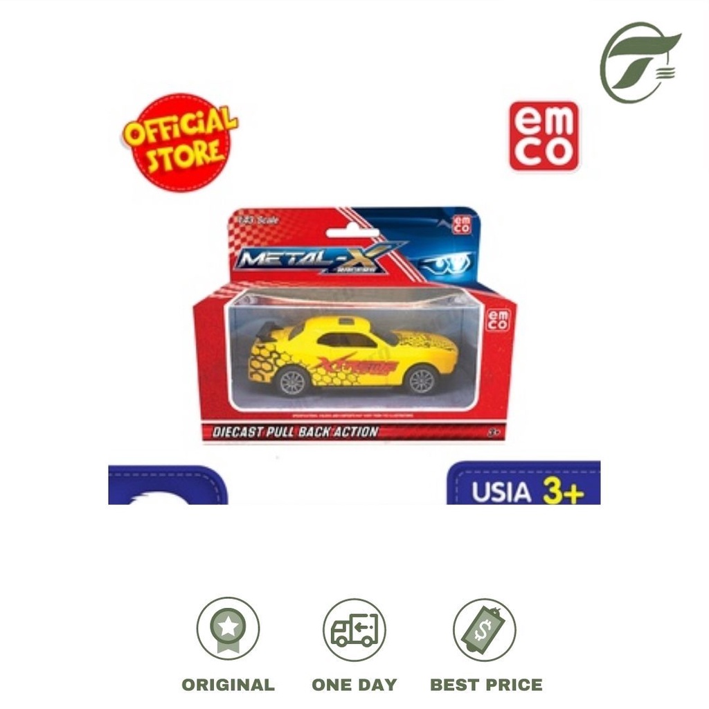 

MAINAN METAL-X RACERS 1:43 SCALE 6266 DIE CAST PULL BACK ACTION EMCO