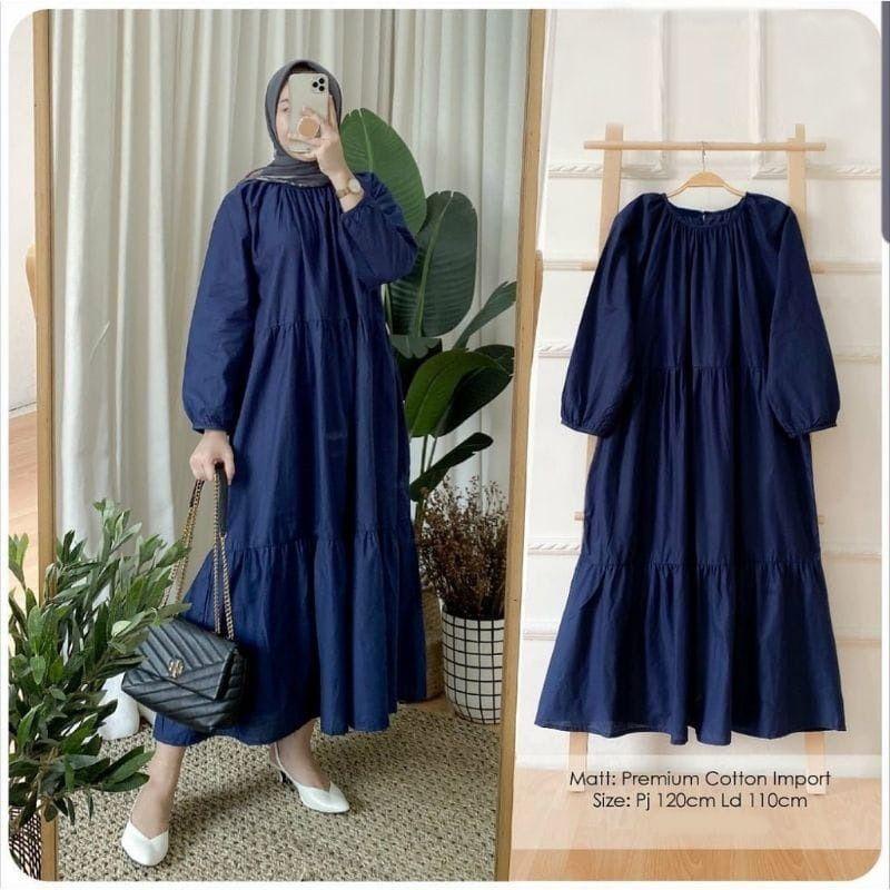 LONG TUNIK MIDI SABRINA | TUNIK MODEL SABRINA