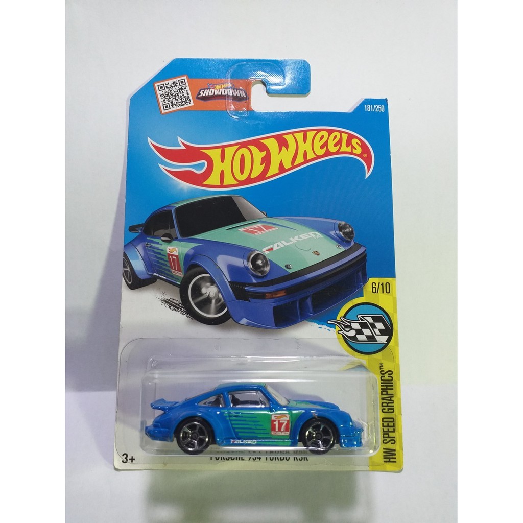 HOT WHEELS PORSCHE 934 TURBO FALKEN BIRU