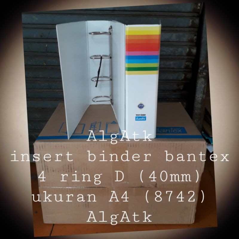 

insert ring binder bantex 4 ring D 40mm ukuran A4