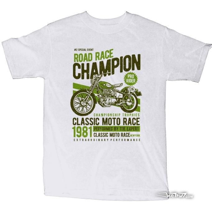 Road Race Champion | Baju Kaos Original Komunitas Otomotif Club MOTOR