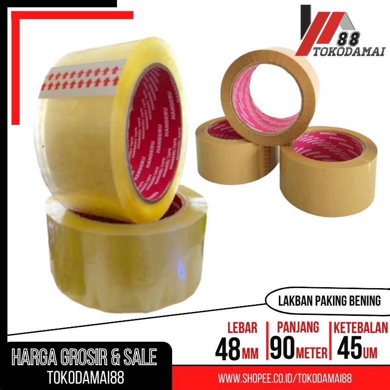 LAKBAN BENING HANDERU 48mm x 90yard.