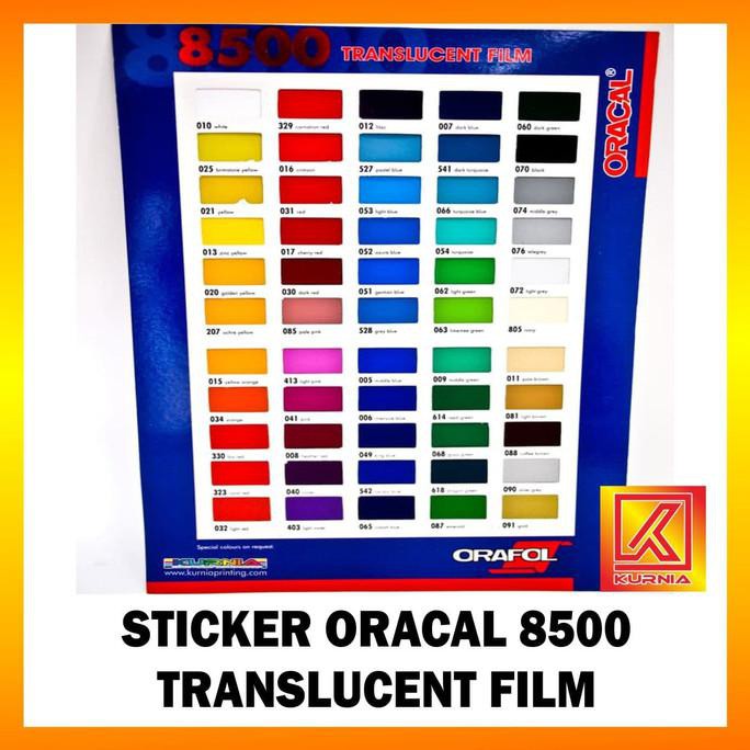 

STIKER ORACAL 8500 TRANSLUCENT FILM