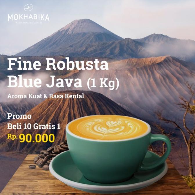 

*#*#*#] Mokhabika Biji Kopi Fine Robusta Blue Java 1000 Gr