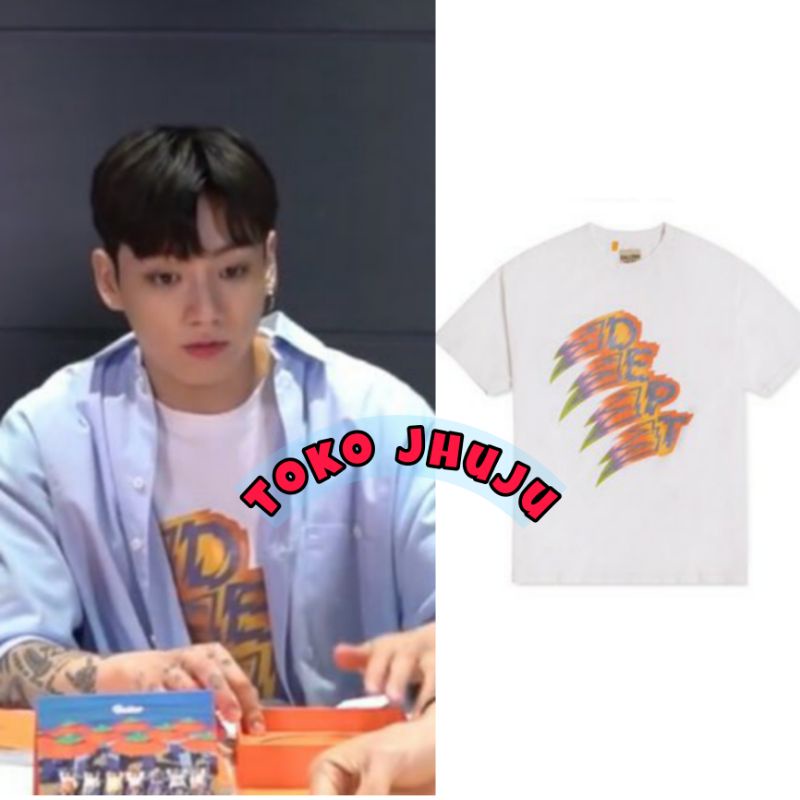 Baju T shirt BTS jungkook style Dept Flame Print DTF