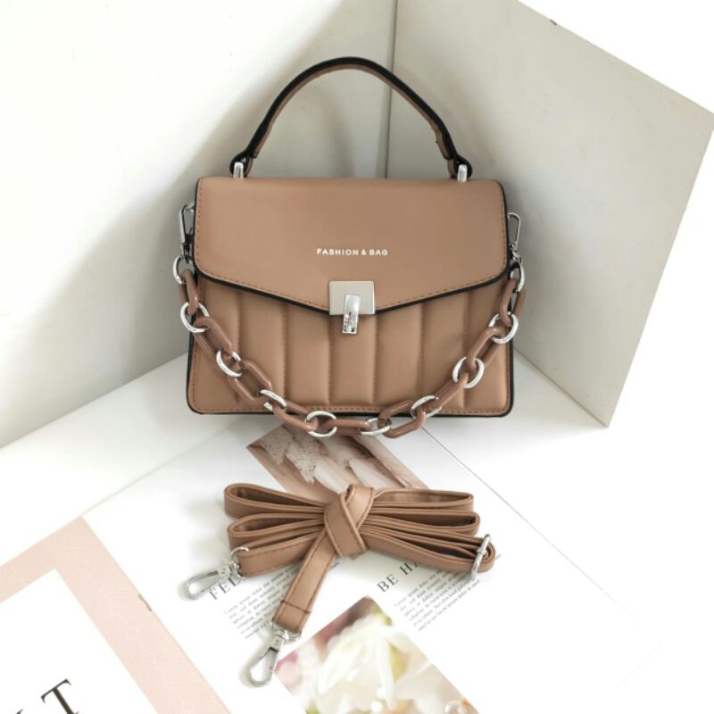 TBM SAIMONA - GUDANG 1 TAS SELEMPANG IMPORT RANTAI ACRYLIC ZL1563 JL1563 LT1563 IBEGPEDIA ZAINBEE