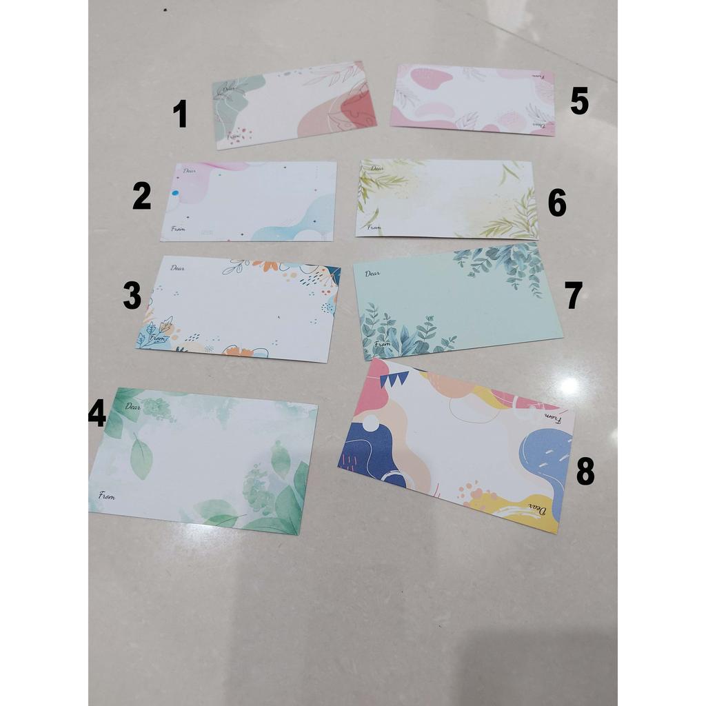 Kartu Ucapan /Greeting Card Costum /Kartu Ucapan Polos/KARTU UCAPAN RANDOM