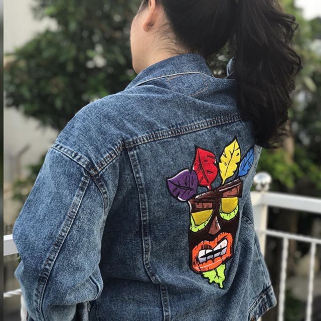 Jaket Jeans Custom Apache FULL BORDIR