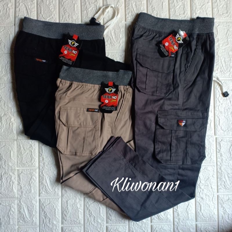 PANJANG CARGO MELAR SLIMFIT TEXANO