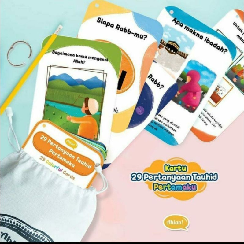 Flashcard 29 Pertanyaan Tauhid Pertamaku