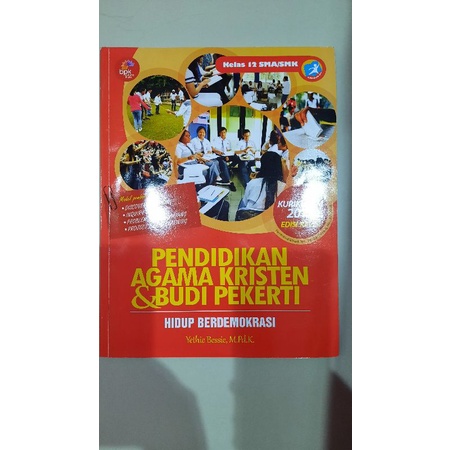 Buku pendidikan Agama Kristen & Budi Pekerti BPK Gunung Mulia Yethie Bessie kelas 12 / sma 3