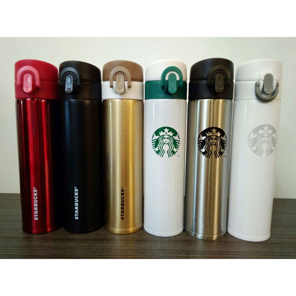 TERMOS PANAS DINGIN STARBUCKS STAINLESS STEEL 400ML/BOTOL 